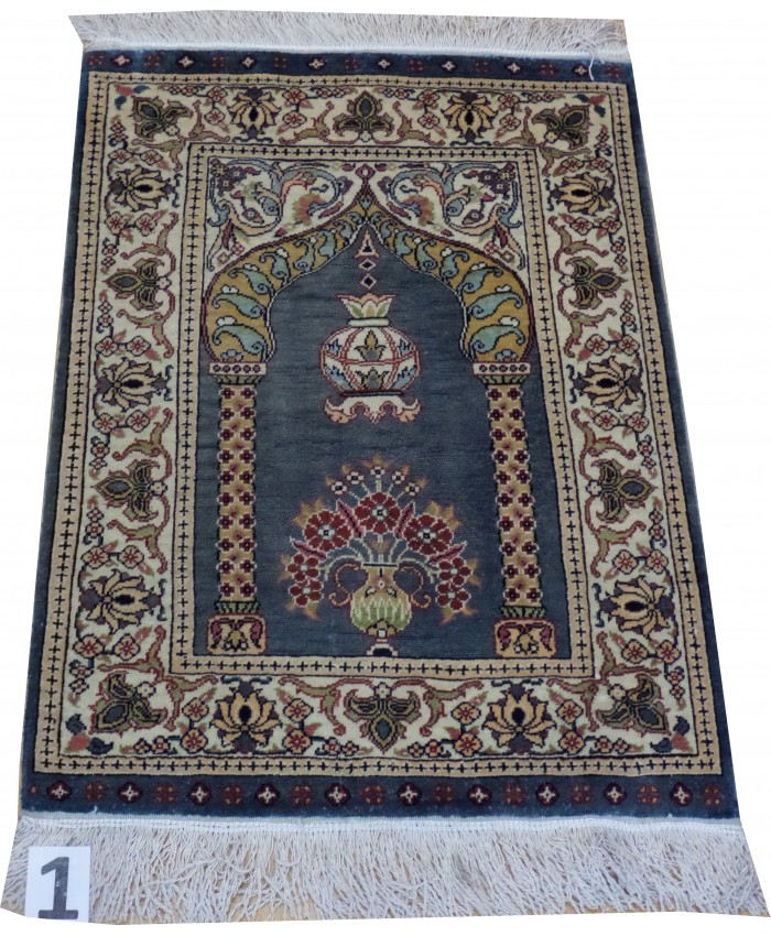Handmade Turkish Kayseri Original Silk Carpet  - FREE SHIPPING ..!